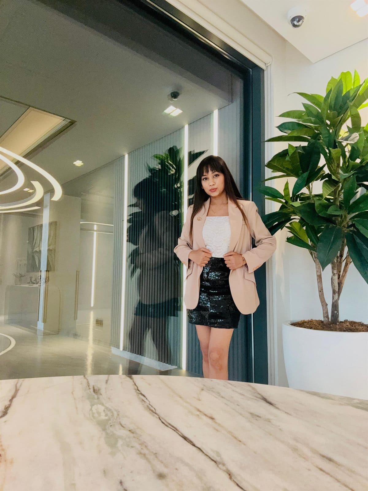 Ann Fernando at a Dubai development